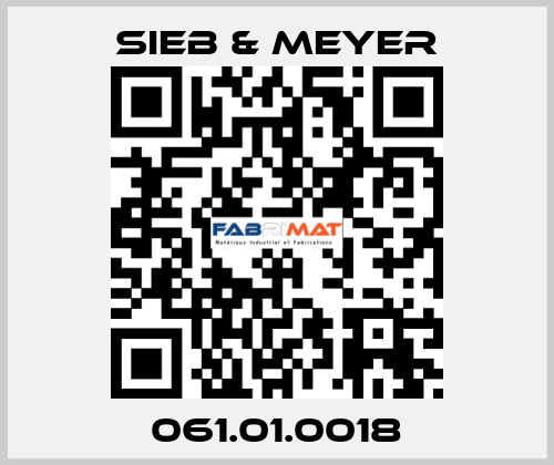 061.01.0018 SIEB & MEYER