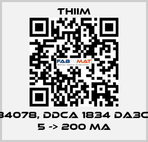 34078, DDCA 1834 DA3C, 5 -> 200 MA Thiim