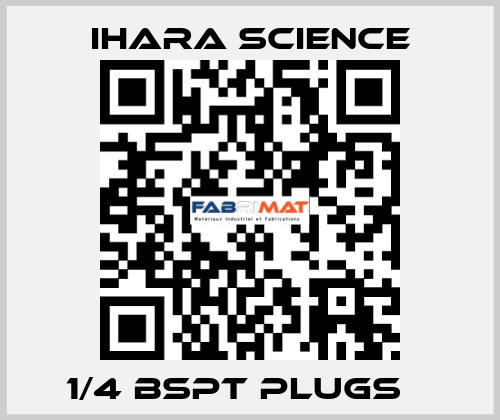 1/4 BSPT PLUGS    Ihara Science