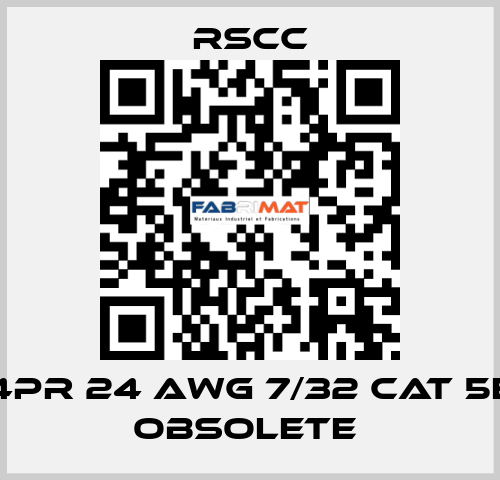 4PR 24 AWG 7/32 CAT 5E obsolete  RSCC