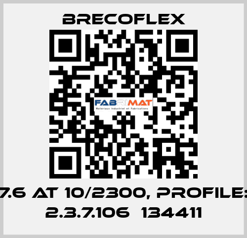7.6 AT 10/2300, PROFILE: 2.3.7.106  134411 Brecoflex