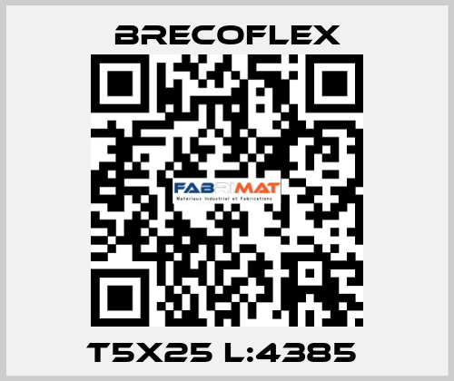 T5X25 L:4385  Brecoflex