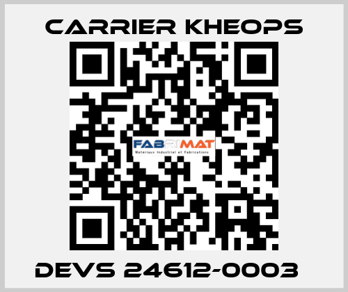 DEVS 24612-0003   Carrier Kheops