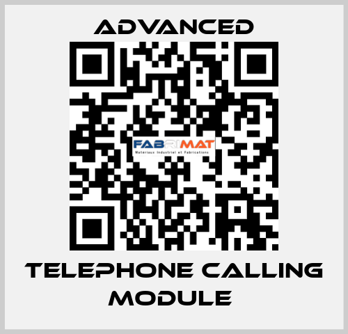 Telephone Calling Module  Advanced