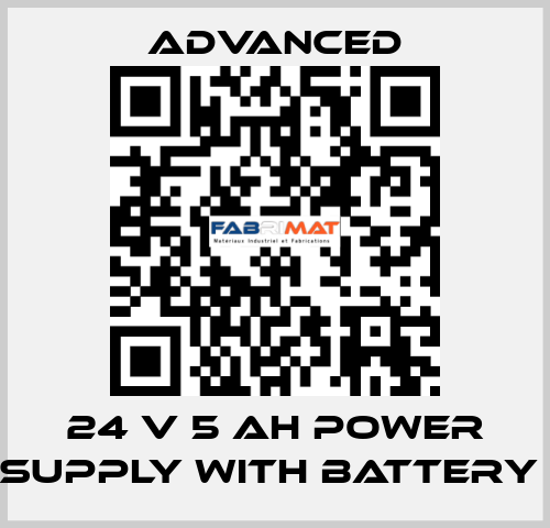 24 V 5 Ah Power Supply with Battery  Advanced