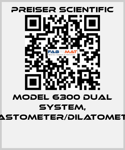 Model 6300 Dual System, Plastometer/Dilatometer  Preiser Scientific