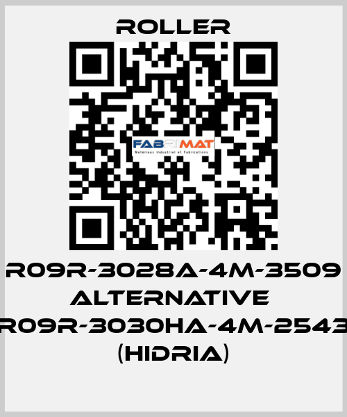 R09R-3028A-4M-3509 alternative  R09R-3030HA-4M-2543 (Hidria) Roller