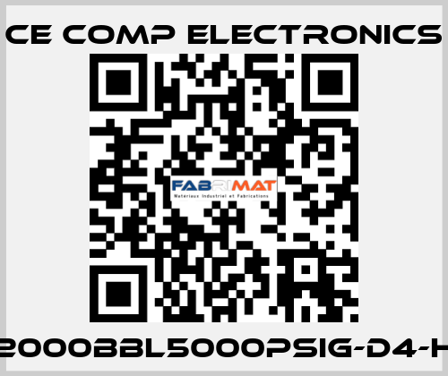DPG2000BBL5000PSIG-D4-HA-10 Ce Comp Electronics