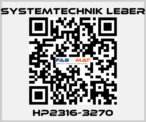 HP2316-3270 Systemtechnik LEBER
