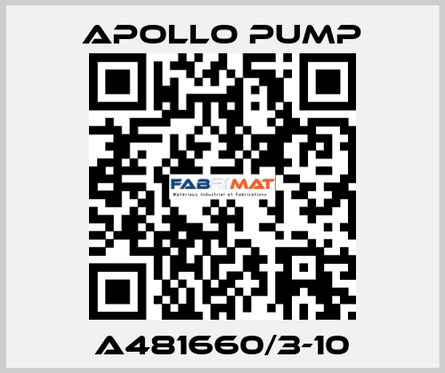 A481660/3-10 Apollo pump