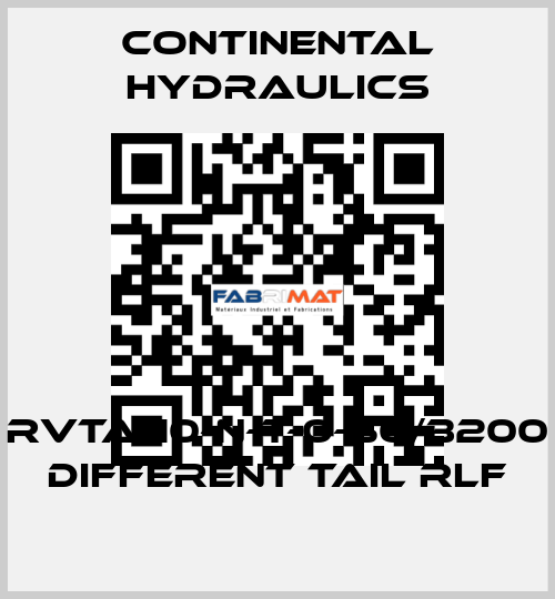 RVTA-10-N-T-0-50/3200 DIFFERENT TAIL RLF Continental Hydraulics