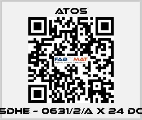 SDHE – 0631/2/A X 24 DC Atos