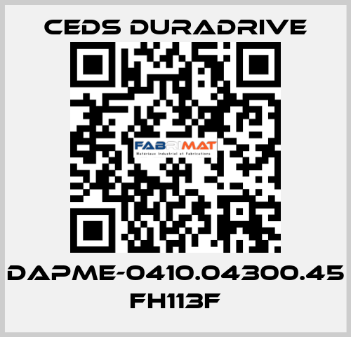 DAPME-0410.04300.45 FH113F Ceds Duradrive