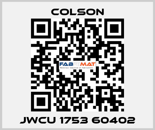 JWCU 1753 60402 Colson