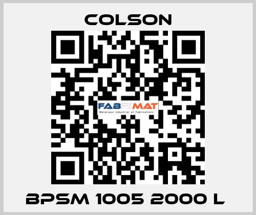 BPSM 1005 2000 L  Colson