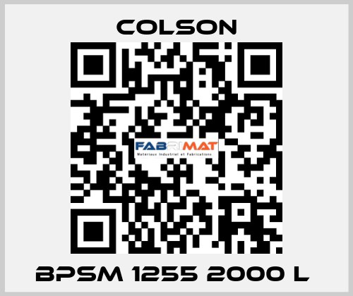 BPSM 1255 2000 L  Colson