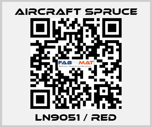 LN9051 / red Aircraft Spruce