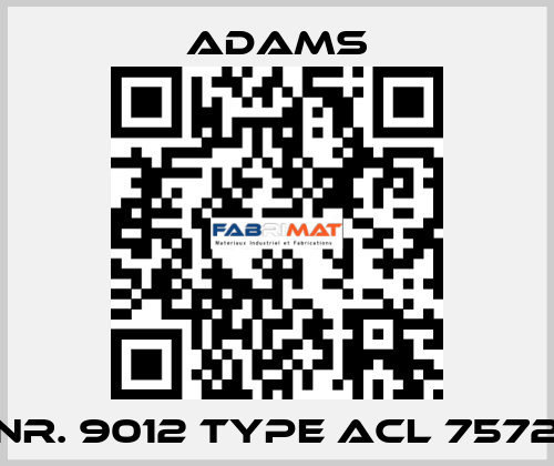 Nr. 9012 Type ACL 7572 ADAMS