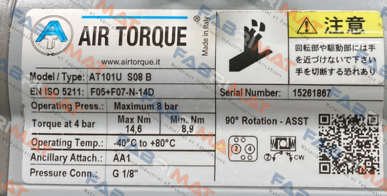AT101S08U ''B'' Air Torque