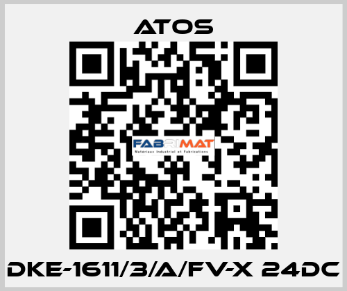 DKE-1611/3/A/FV-X 24DC Atos