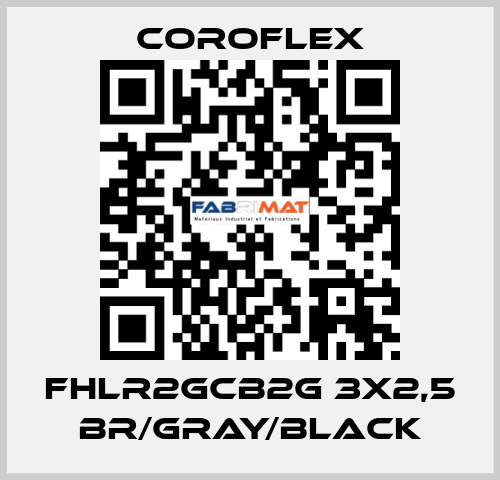 FHLR2GCB2G 3x2,5 Br/Gray/Black COROFLEX
