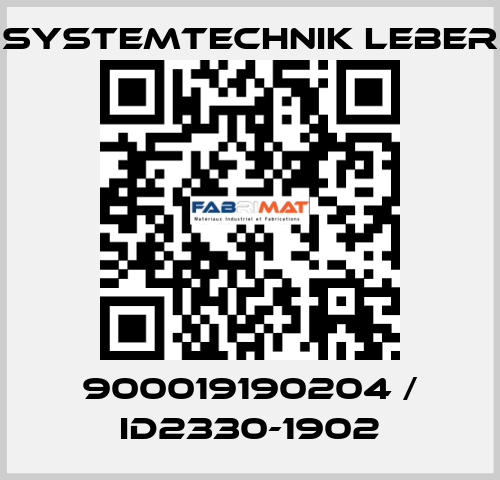 900019190204 / ID2330-1902 Systemtechnik LEBER