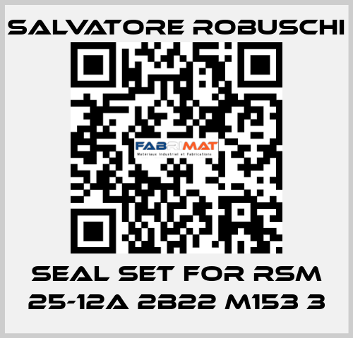 seal set for RSM 25-12A 2B22 M153 3 SALVATORE ROBUSCHI
