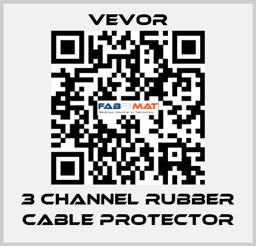 3 Channel Rubber Cable Protector VEVOR