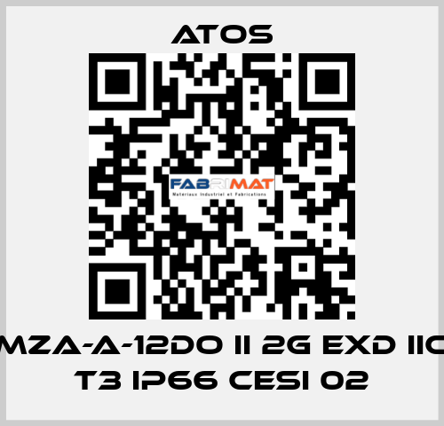 MZA-A-12DO II 2G Exd IIC T3 IP66 CESI 02 Atos