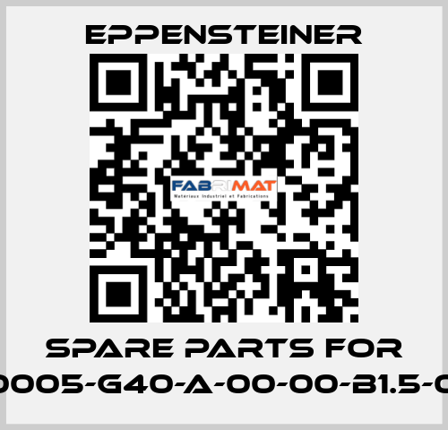 spare parts for 40-LD-0005-G40-A-00-00-B1.5-00-P-00 Eppensteiner