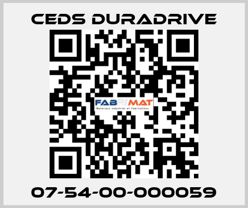 07-54-00-000059 Ceds Duradrive