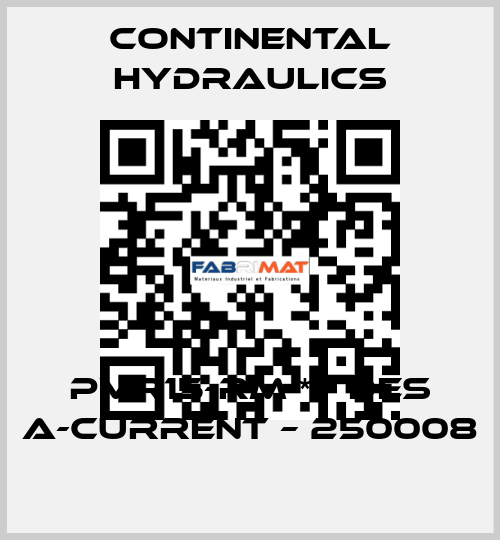 PVR15-RM *F DES A-CURRENT – 250008 Continental Hydraulics