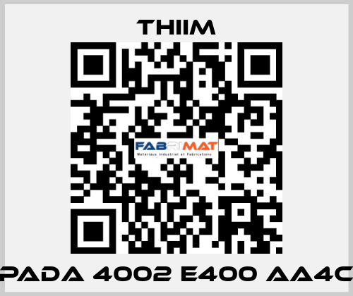 PADA 4002 E400 AA4C Thiim