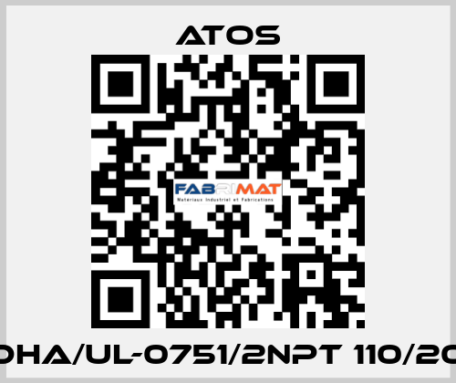 DHA/UL-0751/2NPT 110/20 Atos