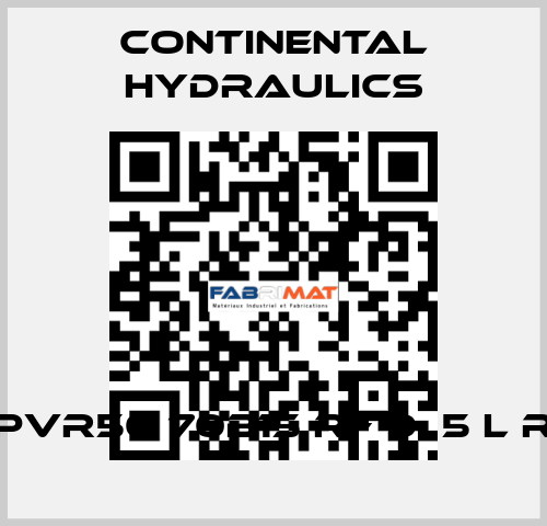 PVR50 70B15 RF 0  5 L R Continental Hydraulics