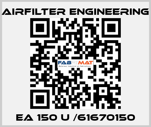 EA 150 U /61670150 Airfilter Engineering