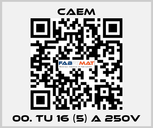 00. TU 16 (5) A 250V CAEM