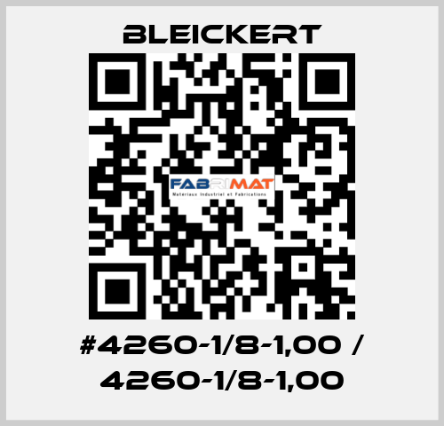 #4260-1/8-1,00 / 4260-1/8-1,00 Bleickert