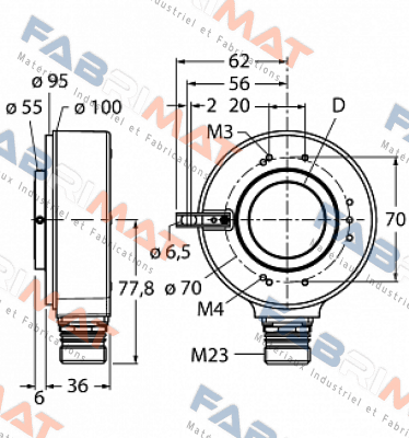RI-42H25S4-2B1024-12M23 Turck