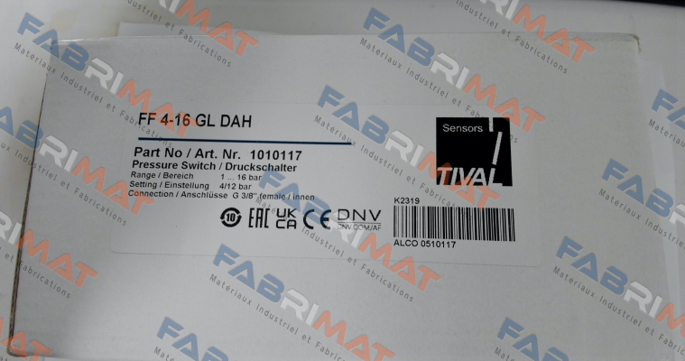 1010117 / FF 4-16 GL DAH Tival-Sensors