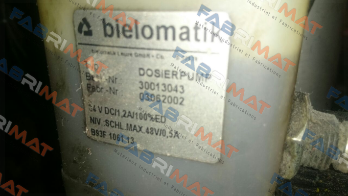 30013043, corresponds to 30013047  Bielomatik