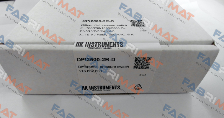 DPI2500-2R-D / 118.002.003 HK INSTRUMENTS
