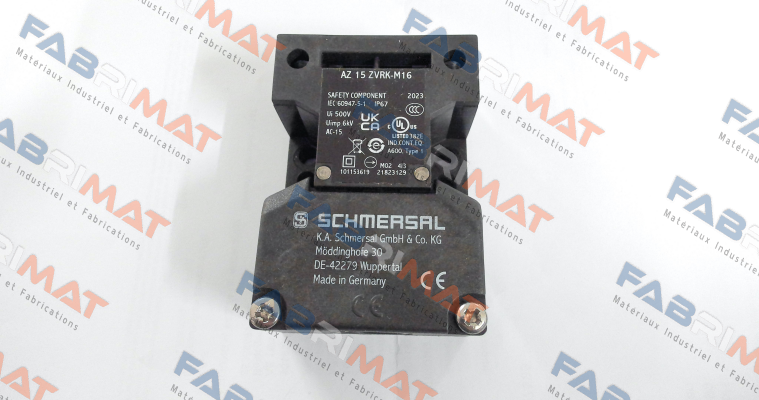 P/N: 101153619, Type: AZ 15 ZVRK-M16 Schmersal