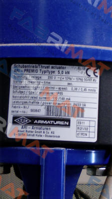 Ari-Premio 5.0 kN, Art N: 911150000G191   NEW CODE   910000001G191 Ari Armaturen