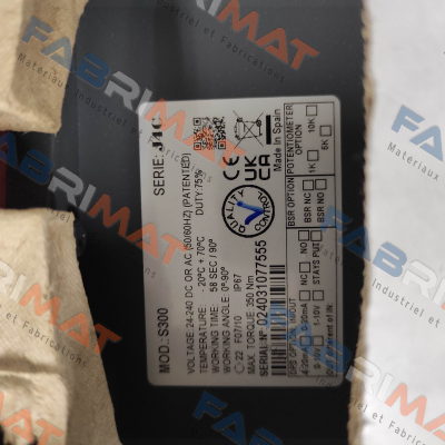 P/N: S4C000609, Type: J4C-S300 F07/F10 J+J Automation