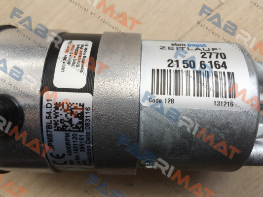 2770 21 50 6164  CODE:128 131216 - OEM for Wittur GmbH  EBM Papst