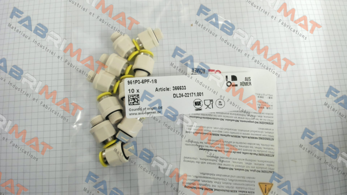 951P3-6PF-1/8 Avs Römer