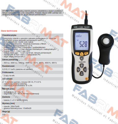 DT-8809A Cem