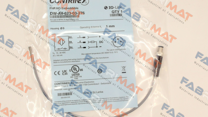 p/n: 320-920-319, Type: DW-AV-623-03-276 Contrinex