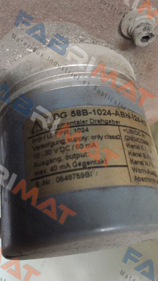 WDG 58B-1024-ABN-I24-K3 - obsolete , replaced by WDGI 58B-1024-ABN-I24-K3  Wachendorff